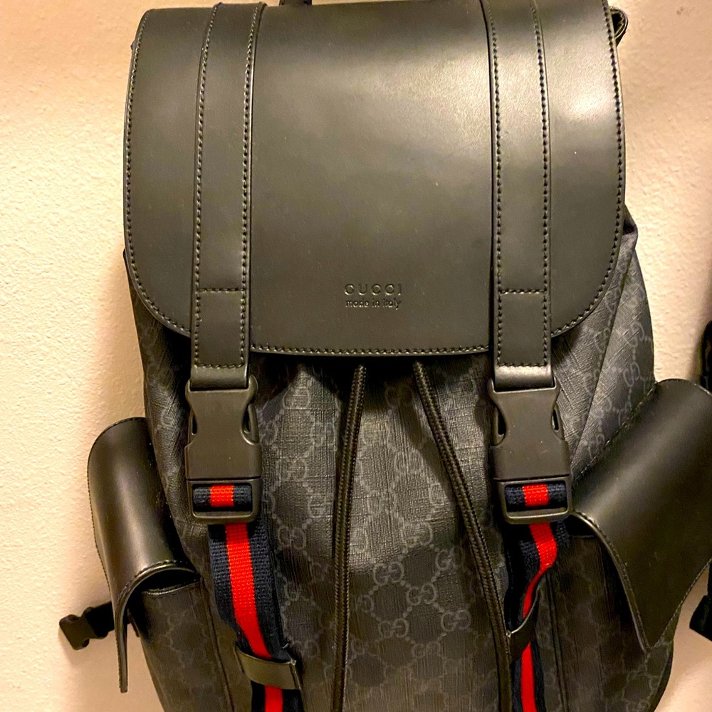 Gucci GG Backpack - Black